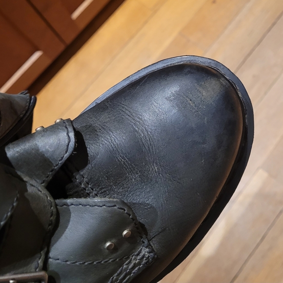 Women's Dr Marten discontinued PHINA Distressed Motorcycle Boots - Picture 6 of 6